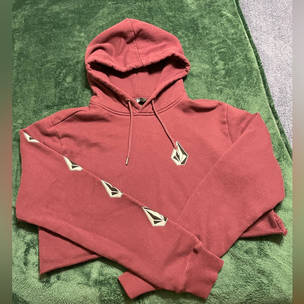 Volcom crop hoodie